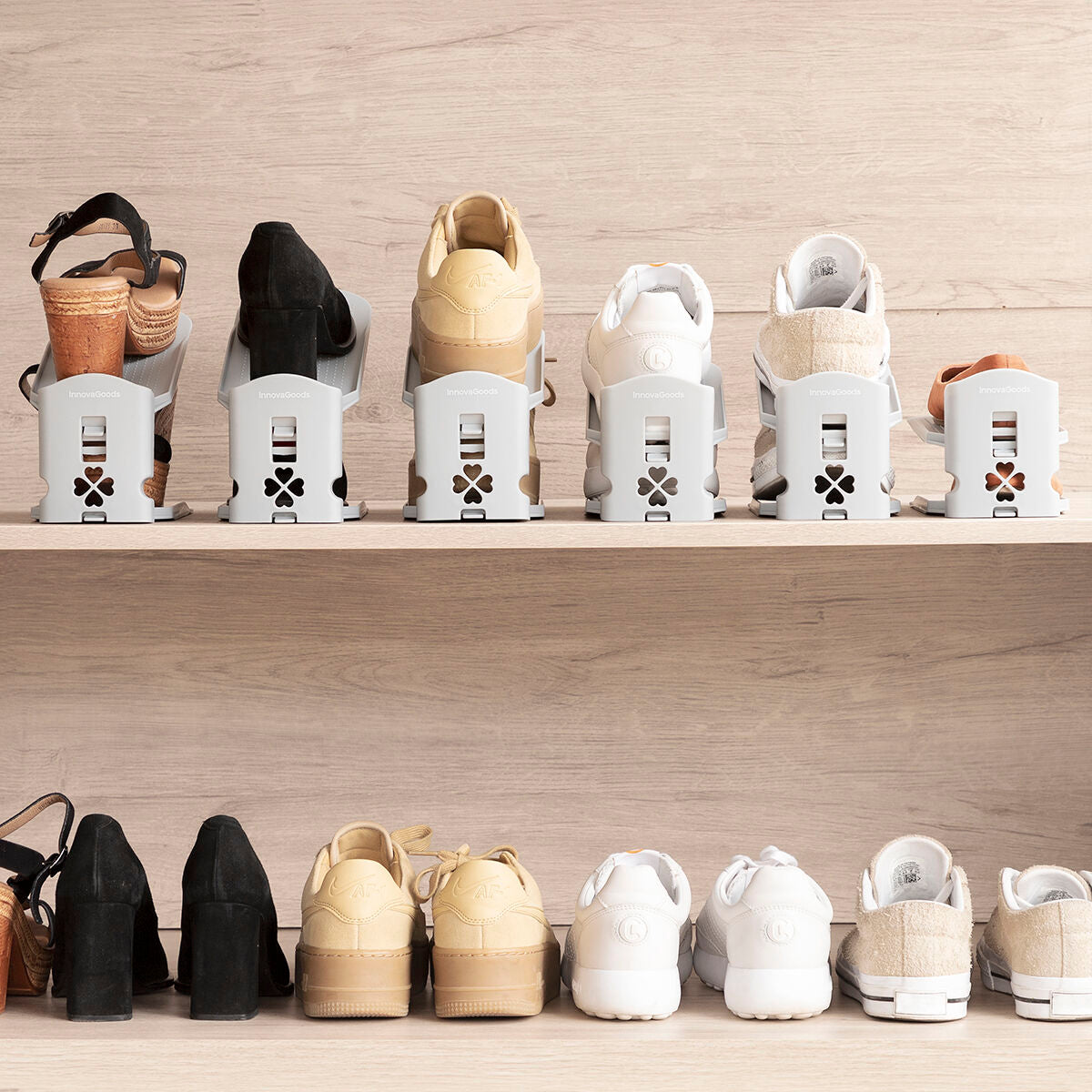 Verstellbarer Schuh-Organizer       6 Stk