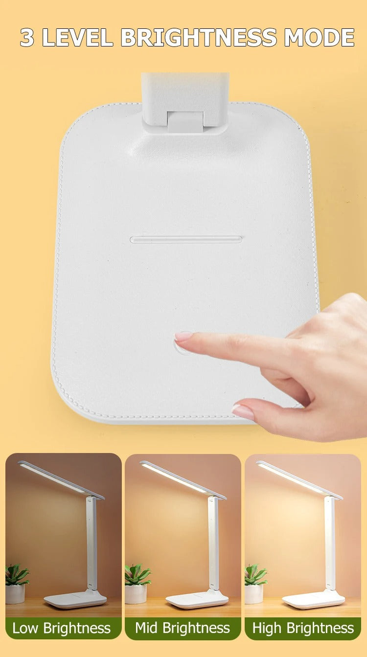 LED-Tischlampe mit USB und Touch-Steuerung